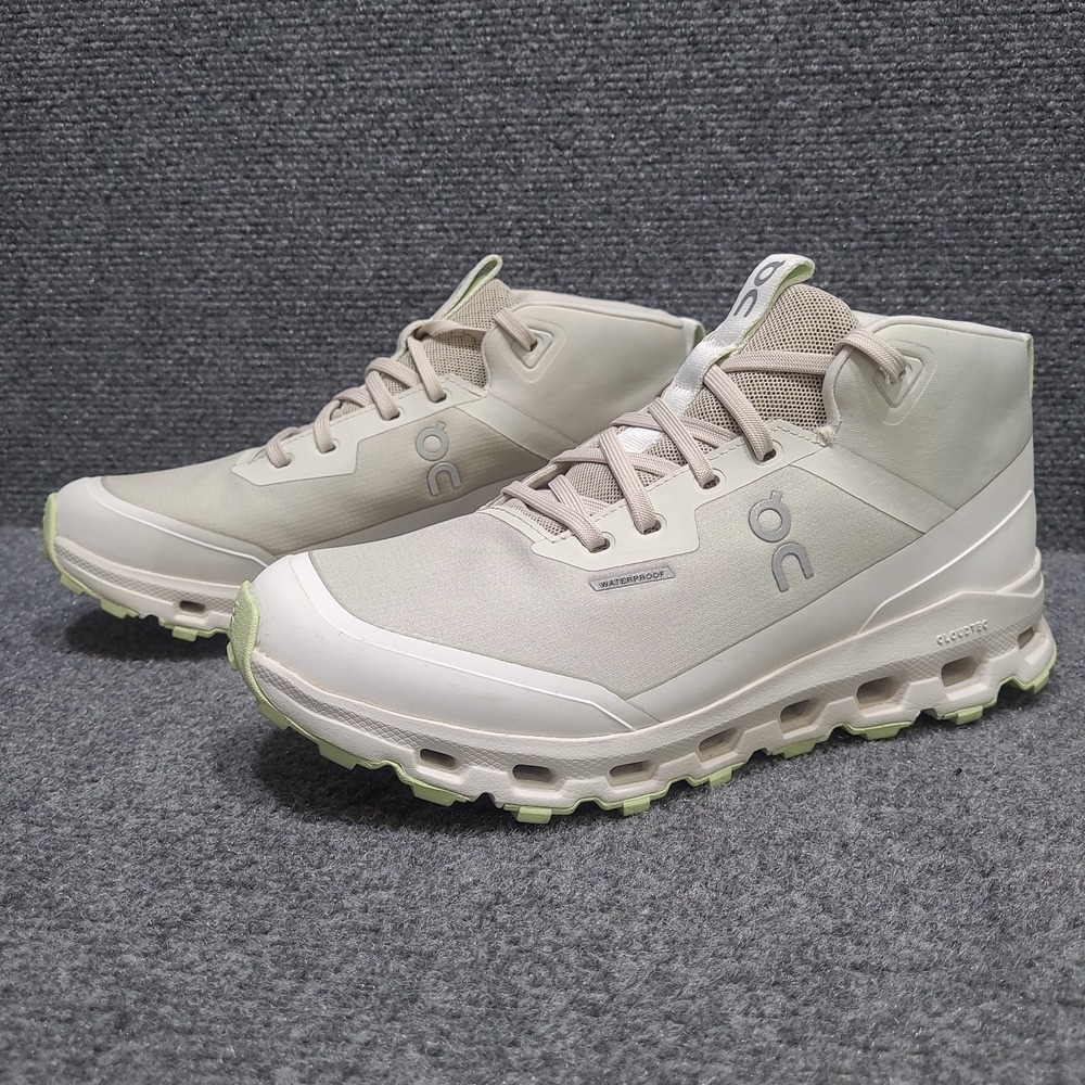 On Cloudroam Women's Sz 7 Ice Limelight Waterproof Running Shoes 3WD30071518